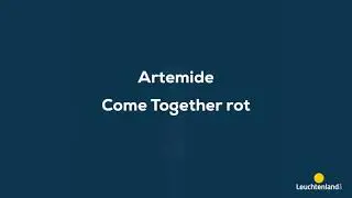 Artemide Come Together LED rot, 360 Grad Video