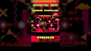 PHOBOS Jumpscare In Geometry Dash 😱 #geometrydash #trending #shorts #gd #robtop