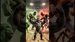 Spider-Man vs. Hulk vs Monkey 😱 Viral Ai Shorts #hulk #spiderman #aimonkey #aishorts #aihulk #viral