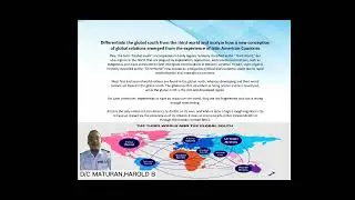 Differentiate the global south from the third world