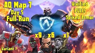 AQ Variant 1 Map 7 - Day 5 Full Run: Vivified Pull and Spiked Armor Lanes w Omega & Apocalypse Solos