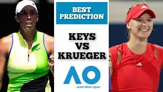 Madison Keys vs Ashlyn Krueger | Australian Open 2026 | Tennis Prediction