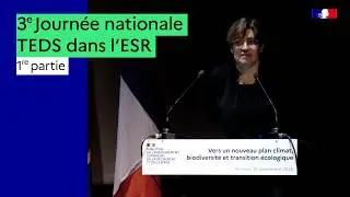 3e Journée nationale TEDS dans l'ESR - 1re partie