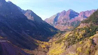 Aspen Foliage Drone Video
