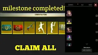 Claim All💥FFWS rewards milestone completed|freefire redeem code malayalam