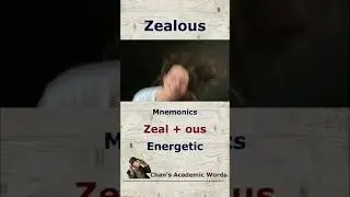 Academic words for SAT, TOEFL, and Other standardization exams - Zealous #shorts