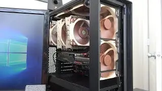 Noctua 140mm NF-A14 PWM and 120mm NF-A12x25 PWM (Meshify C Case)