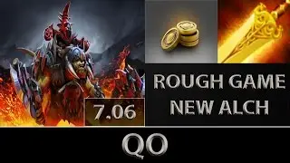 QO [Alchemist] Fast Farm ► Rough Game New Alch ► Dota 2 7.06