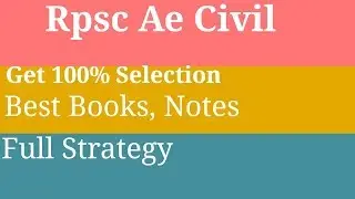 How to Crack RPSC AEN CIVIL ,BEST BOOKS ,NOTES.HOW Prepare for Rpsc Aen . With useful Study material