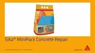 Sika&reg;MiniPack Concrete Repair - great workability!
