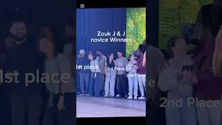 Zouk Dance Jack and Jill Novice Competition top 3 winners #zoukdance #dancecompetition #top3winners