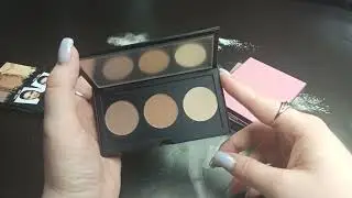 КОСМЕТИЧКА💞январь 2022❄Свотчи теней Viseart, acon, lorac pro, essence, jpnk, tart✨кисти chichodo👍