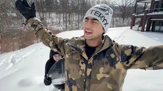 getting snowed in with my sisters (family vlog)