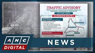 HEADS UP! Traffic advisory in Quezon City for Marcos' 3rd SONA | ANC