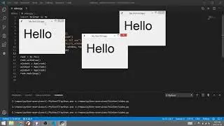 Tkinter 01 Your first window and a quick intro to OOP