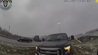OSHP shares terrifying crash bodycam, urges drivers to slow down with difficult conditions on Monday