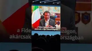 Matteo Salvini magyarul &uuml;zent