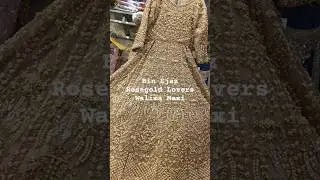 Bridal Maxi/Walima Maxi/Rosegold Color Stunning OutFit ❣️😍