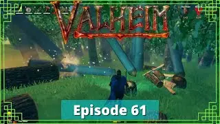 Valheim LetsPlay Ep.61 : Gathering Stone Farming Trees (No Commentary) Sped-Up