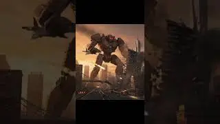 Giant Robot Destroying the city