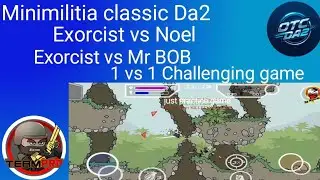 Minimilitia classic Da2/1 vs 1 challenging game just normal playing #minimilitia #gaming #gameplay 