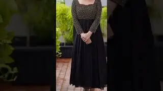 Chiffon Handwork Gown/Ziya Fashion#chiffon#gown#handwork#