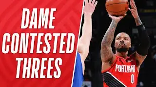 Best of Damian Lillard Contested Triples Over His Career Thus Far! 🔥