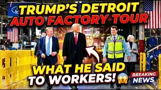 Trump Visits Detroit Auto Factory, Highlights U.S. Manufacturing