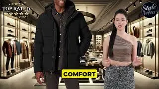 Best Mens Hooded Puffer Coat for Extreme Cold Weather Big and Tall Fit