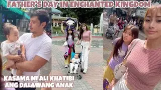 Ali Khatibi fathers day in EK kasama ang dalawang anak Ate Amarah at bunso Axel with Dona Balmadrid