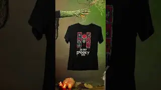 Spooky Season Oversized Boxy Tee: Unisex Halloween Graphic T-Shirt