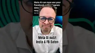 Meta benutzt Deine Instagram und Facebook Daten, um Meta AI st&auml;rker zu personalisieren. &raquo; eicker.TV