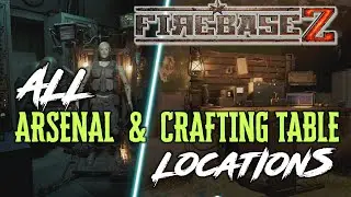 ALL ARSENAL and CRAFTING TABLE LOCATIONS on FIREBASE Z - Black Ops Cold War Zombies Beginner Guide