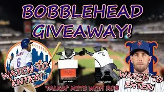 New York Mets Bobblehead Giveaway! (Jeff McNeil)