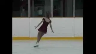 Lizzie skates in Waterloo - WOS Starskate 2012 - silver medal!!