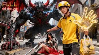 Female war goddess surrounded by demon army, delivery guy passes by, one palm crushes all!