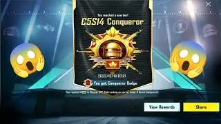 FINALLY CONQUEROR ✅ DAY-6 PLATINUM TO SOLO CONQUEROR RANK PUSH 🔥 BGMI & PUBG GAMEPLAY