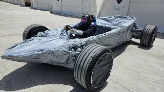 ALIENO pilot tested the cockpit of first prototype of ALIENO hypercar in its 4 month of production.