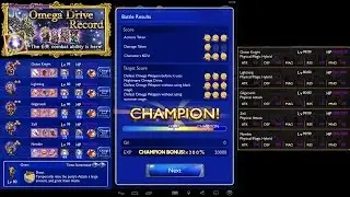 Final Fantasy Record Keeper - Nightmare Dungeon: Omega Drive - Winning Runs
