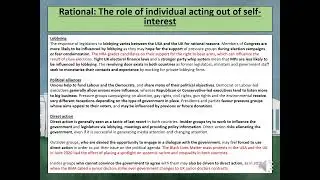 US Politics Pressure Groups Revision Video 13: Comparative theory analysis of US/UK Pressure groups