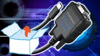 Unboxing | DriverGenius USB232A-E-C | Professional USB-C to RS-232 Adapter w/ 9-LED Indicator
