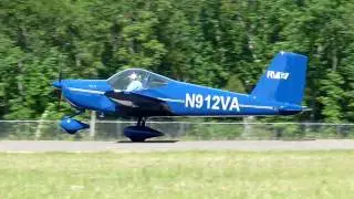 RV12, N912VA departing KHWY on 051510 at 1504