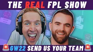 🚨GW22 LIVE 🔥 We Roast Your FPL Teams (No Mercy)