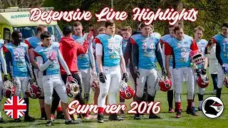 Defensive Line Highlights - Farnham Knights U19 Football - Summer 2016 - Adam Raine