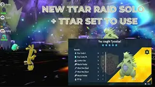 НОВЫЙ TYRANITAR TERA RAID Pokemon SCARLET и VIOLET + КАК ИСПОЛЬЗОВАТЬ GHOST TYRANITAR