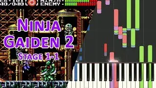 Piano - SNES Ninja Gaiden Trilogy - Ninja Gaiden 2 Stage 1-1