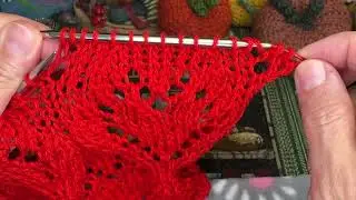 ASMR🧶cozy knitting meditation, the sounds of knitting needles & water, Warm Daily affirmation 🤗