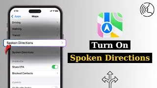 How To Turn On Voice Directions On Apple Maps | Set Up Spoken Directions & Make iPhone Maps Speak
