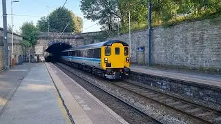 Scotrail Push-Pull Set tailed by Class 47 No 47712 Lady Diana Spencer at Bingley Station. 22/06/2023