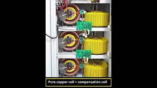TNS6 three phase high accuracy intelligent automatic AC voltage stabilizer